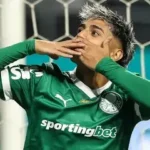 São Paulo (SP), 27/07/2025 - Jogador Facundo Torres durante lance de jogo entre Palmeiras e Grêmio válido pelo Campeonato Brasileiro de Futebol. Foto: Cesar Greco/Palmeiras FC