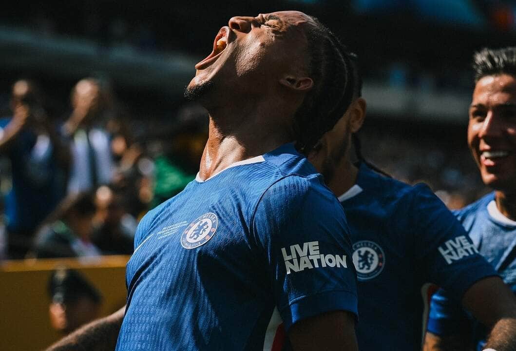 Jogadores do Chelsea festejam gol contra o PSG. Imagem: Divulgação Chelsea