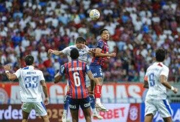 Lance de Bahia x Fortaleza. Imagem: Rafael Ribeiro/EC Bahia