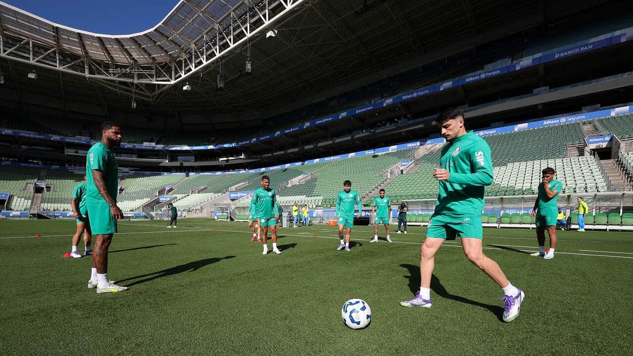 Palmeiras x Mirassol: Onde assistir ao vivo, prováveis escalações e tudo sobre o duelo da 14ª rodada do Brasileirão. Imagem: Cesar Greco/Ag. Palmeiras