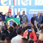 Osasco (SP), 25/07/2025 - O presidente da República, Luiz Inácio Lula da Silva, participa de evento para anúncio do Novo Pac, projeto de urbanização de favelas para Rochdale, Jaguaribe e Favela do Lim