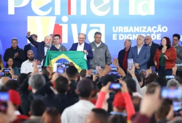 Osasco (SP), 25/07/2025 - O presidente da República, Luiz Inácio Lula da Silva, participa de evento para anúncio do Novo Pac, projeto de urbanização de favelas para Rochdale, Jaguaribe e Favela do Lim
