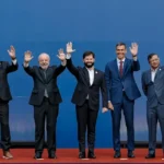 21.07.2025 - Presidente da República, Luiz Inácio Lula da Silva, durante Fotografia oficial. Palácio de La Moneda - Santiago - Chile. Foto: Ricardo Stuckert / PR