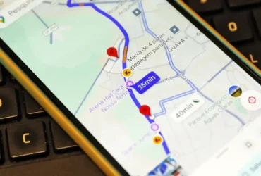 Brasília (DF), 22/06/2025 - Tela de app de GPS em celular. Foto: Bruno Peres/Agência Brasil