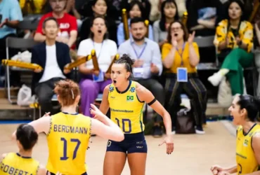 Brasil conquista vitória na liga ao bater Polônia e assume vice-liderança