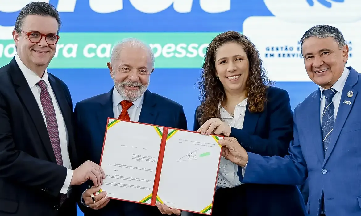 Brasília (DF), 23/07/2025 - Presidente da República, Luiz Inácio Lula da Silva, durante cerimônia de apresentação e anúncios no âmbito da