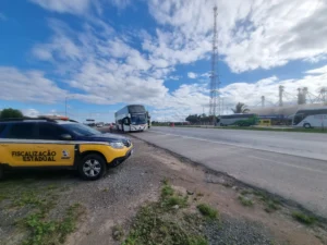 Carga de pneus é apreendida pela PRF em Rondonópolis durante fiscalização