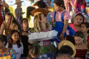 Assistência Social de Rondonópolis realiza festa julina para crianças na Vila Olímpica