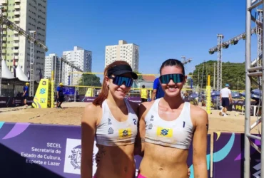 Atletas mato-grossenses disputam o torneio principal do Circuito Brasileiro de Vôlei de Praia