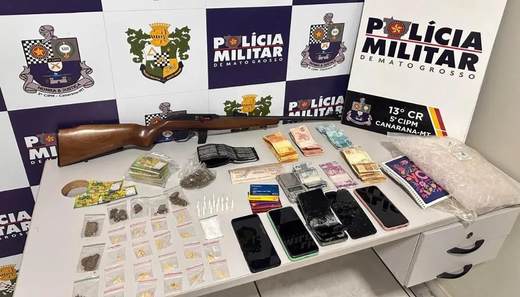 Facção é desarticulada em Canarana com cinco presos durante operação policial