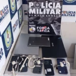 Força Tática recupera eletrônicos após roubo a loja em Cuiabá