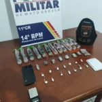 Homem é preso por tráfico com lança-perfume e drogas em Primavera do Leste