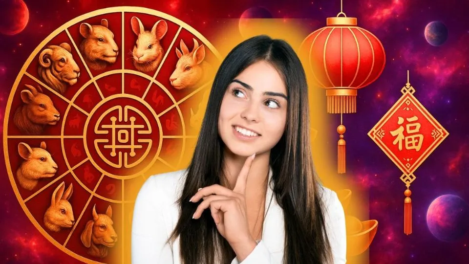 Mulher pensativa, horóscopo chinês