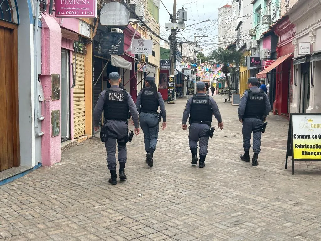 Policiamento reforçado eleva segurança no centro com redução de crimes