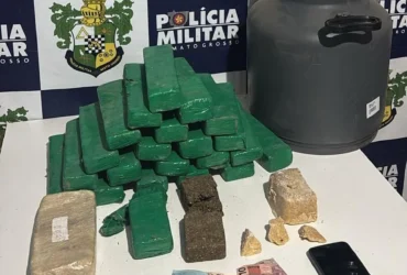 Polícia apreende drogas e prende suspeito durante patrulha na MT-208