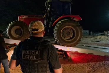 Polícia desarticula quadrilha com foco em máquinas agrícolas