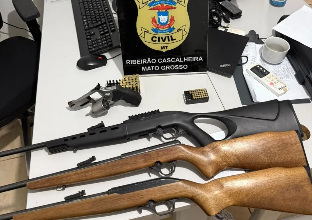 Polícia realiza operação para combater caça ilegal em Ribeirão Cascalheira