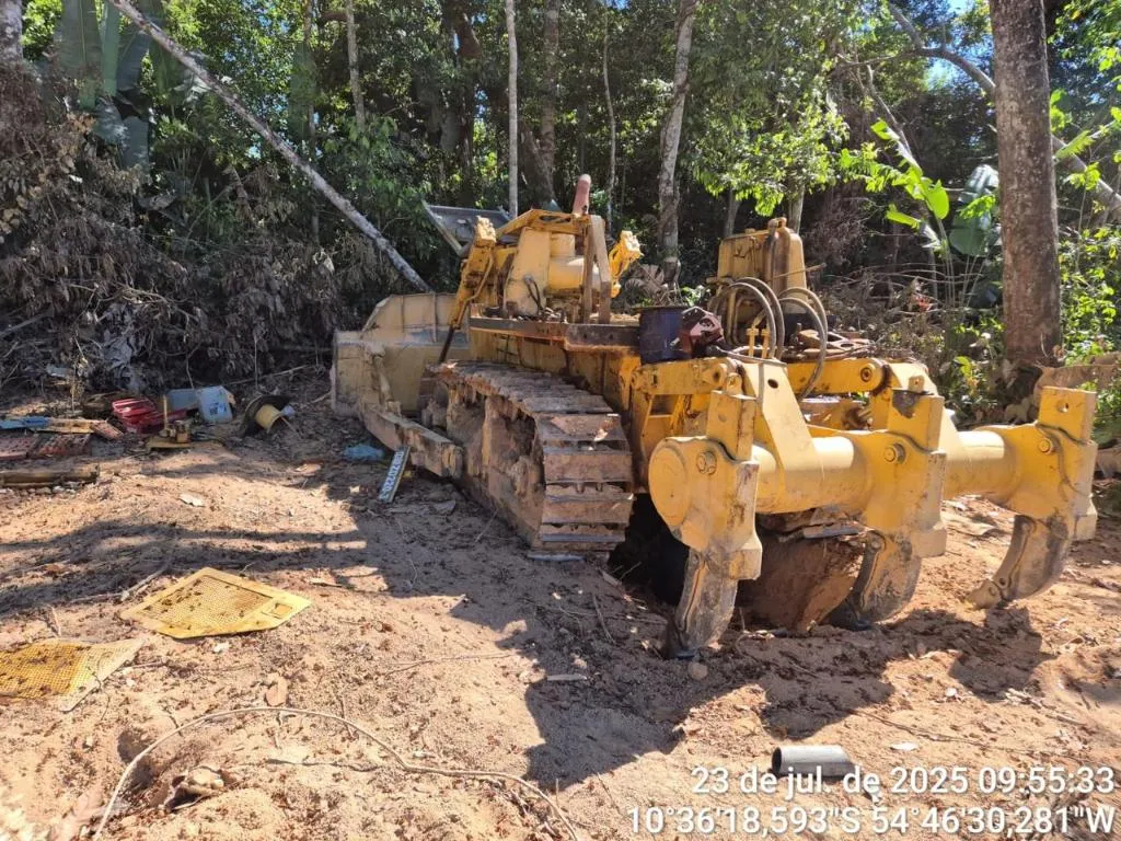 Polícia Militar desativa garimpo ilegal em Terra Nova do Norte com apreensão de equipamentos