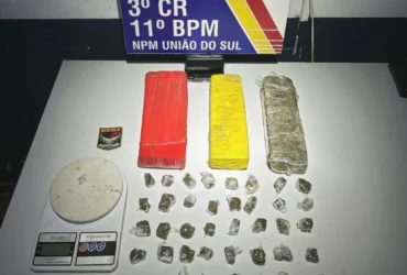 Polícia encontra entorpecente enterrado durante patrulhamento em União do Sul