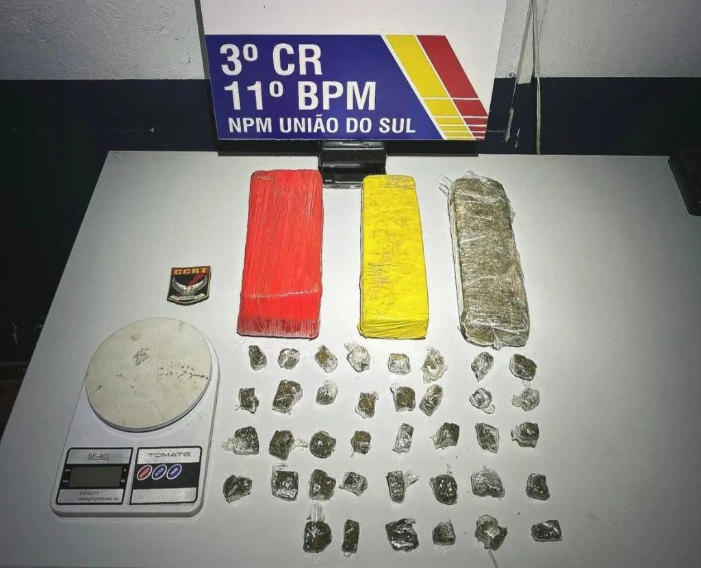 Polícia encontra entorpecente enterrado durante patrulhamento em União do Sul