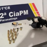 Polícia Militar prende homem por efetuar disparos contra o próprio filho em Paranatinga
