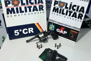 Polícia prende homem por ameaça com arma em Barra do Garças