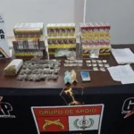 Polícia Militar prende mulher com drogas e cigarros contrabandeados em Araguaiana