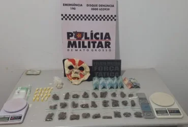 Tráfico é combatido com prisões e apreensões de drogas em Tangará da Serra