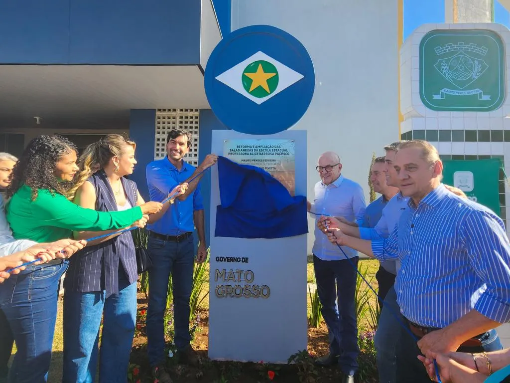 Governo investe em educação com reforma de escola em Campo Verde