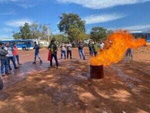 Servidores da Agricultura de Rondonópolis participam de treinamento sobre primeiros socorros e combate a incêndios