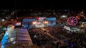 Sicredi leva atrações como roda-gigante, espaço interativo e palco com shows regionais para o público de Chapada no Festival de Inverno 2025