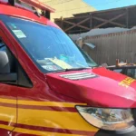 Trabalhador se fere durante reforma após fachada de supermercado desabar