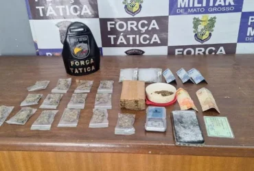 Três suspeitos de facção são presos por tráfico em Rondonópolis
