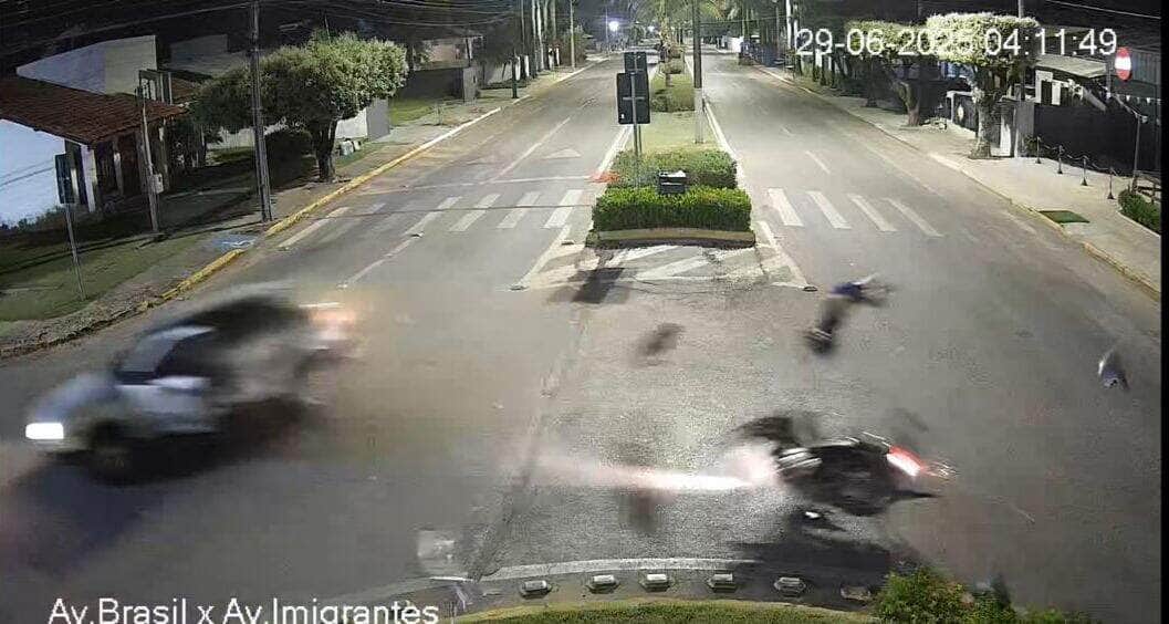 Jovem sofre fraturas graves em acidente e é abandonado pelo motorista em Sorriso