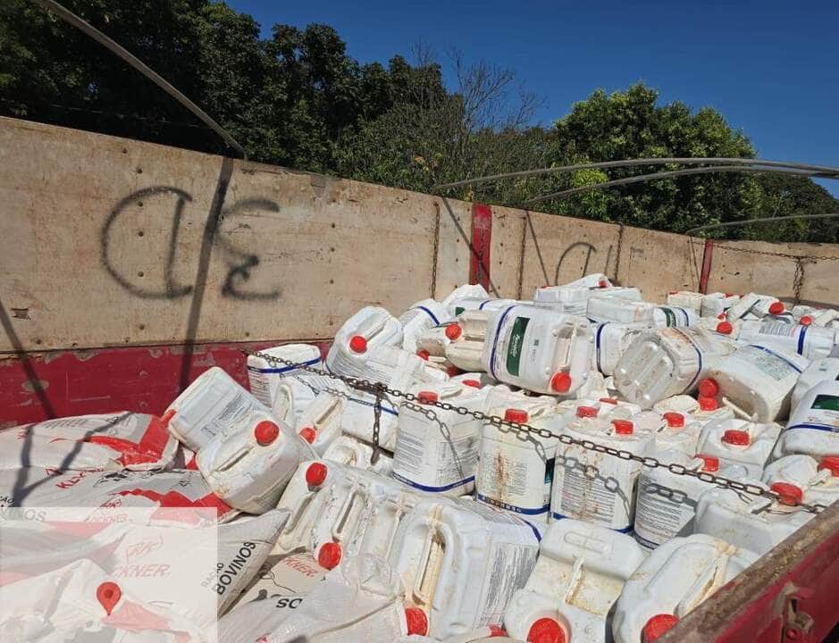 Polícia Civil interceptou carreta durante diligência; carga vinda da Argentina é avaliada em mais de R$ 1 milhão e representava risco à saúde