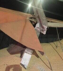 Motorista não possuía CNH e foi notificado; local precisou ser isolado pela Energisa devido ao risco elétrico