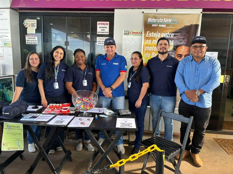 Tradicional evento no Auto Posto Ciriema reúne motoristas de toda a região com serviços gratuitos de saúde, vacinação e orientações, além de missa e sorteio de prêmios