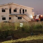 Templo foi parcialmente consumido pelas chamas; Corpo de Bombeiros agiu rapidamente para evitar tragédia maior. Ninguém ficou ferido.