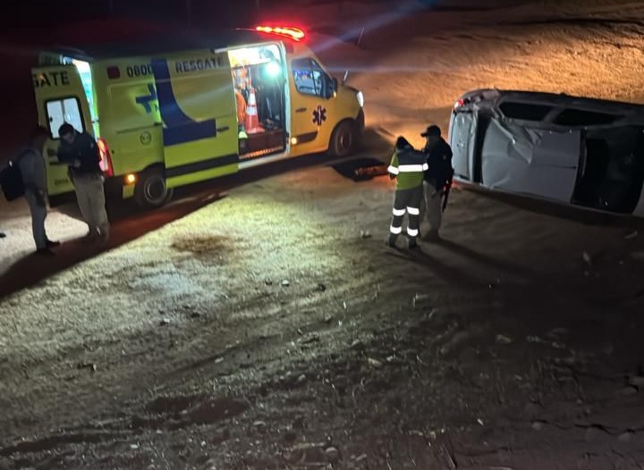 Repórter de Lucas do Rio Verde sofre acidente na BR-163 após ser fechado por outro veículo