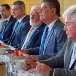 Washington, 29/07/2025 - Comitiva de senadores durante série de encontros para tratar do tarifaço do presidente Donald Trump . Foto: Samyra Galvão/Gab. Senador Nelsinho Trad