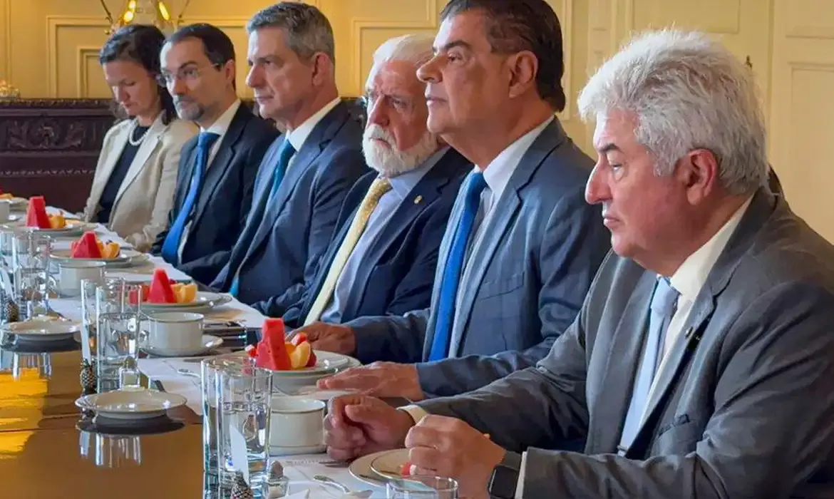 Washington, 29/07/2025 - Comitiva de senadores durante série de encontros para tratar do tarifaço do presidente Donald Trump . Foto: Samyra Galvão/Gab. Senador Nelsinho Trad