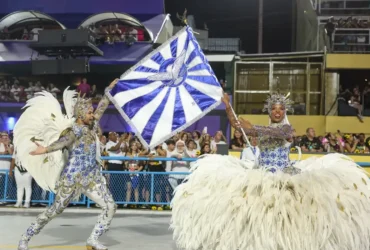 Rio de Janeiro (RJ), 05/03/2025 – Portela encerra o terceiro dia de carnaval do grupo Especial na Marquês de Sapucaí, na região central do Rio de Janeiro. Foto: Tomaz Silva/Agência Brasil