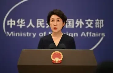 Mao Ning, spokesperson for the Chinese Foreign Ministry, speaks to journalists.