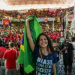 Brasília (DF), 25/07/2025 - Bianca Borges, nova presidente da União Nacional dos Estudantes (UNE). Foto: Karla Boughoff/Divulgação