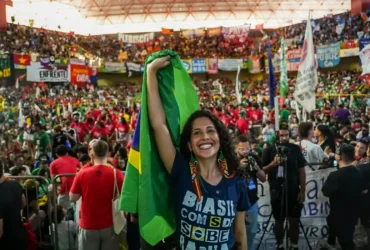 Brasília (DF), 25/07/2025 - Bianca Borges, nova presidente da União Nacional dos Estudantes (UNE). Foto: Karla Boughoff/Divulgação