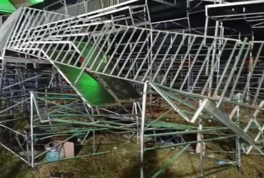 Desabamento deixa 60 feridos durante rodeio em Eldorado (SP)