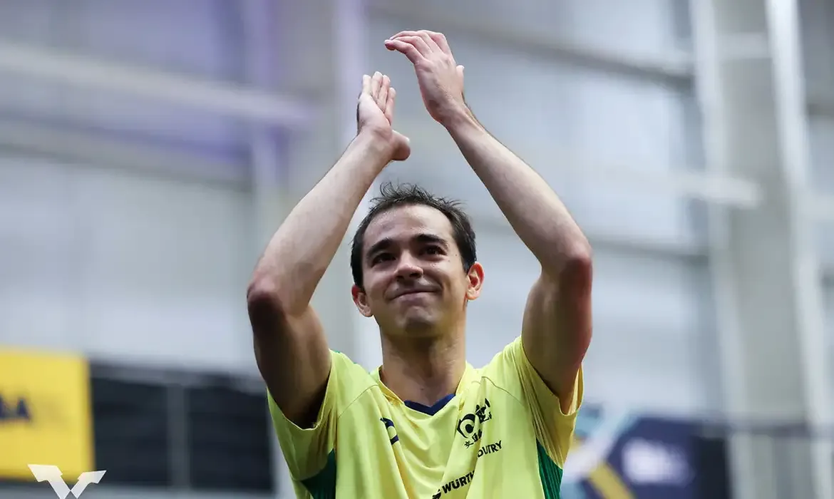 Buenos Aires, 27/07/2025 - Mesatenista Hugo Calderano conquista título na disputa do WTT Contender de Buenos Aires. Foto: World Table Tennis/Divulgação
