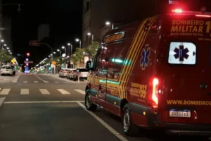 Crianças ficam feridas após acidente em cruzamento e mobilizam socorro em Nova Mutum