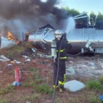Colisão entre carretas causa incêndio e deixa dois mortos em Mato Grosso