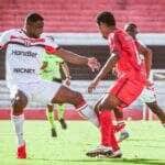 Lance de Botafogo-SP x Itapirense. Imagem: Instagram Itapirense